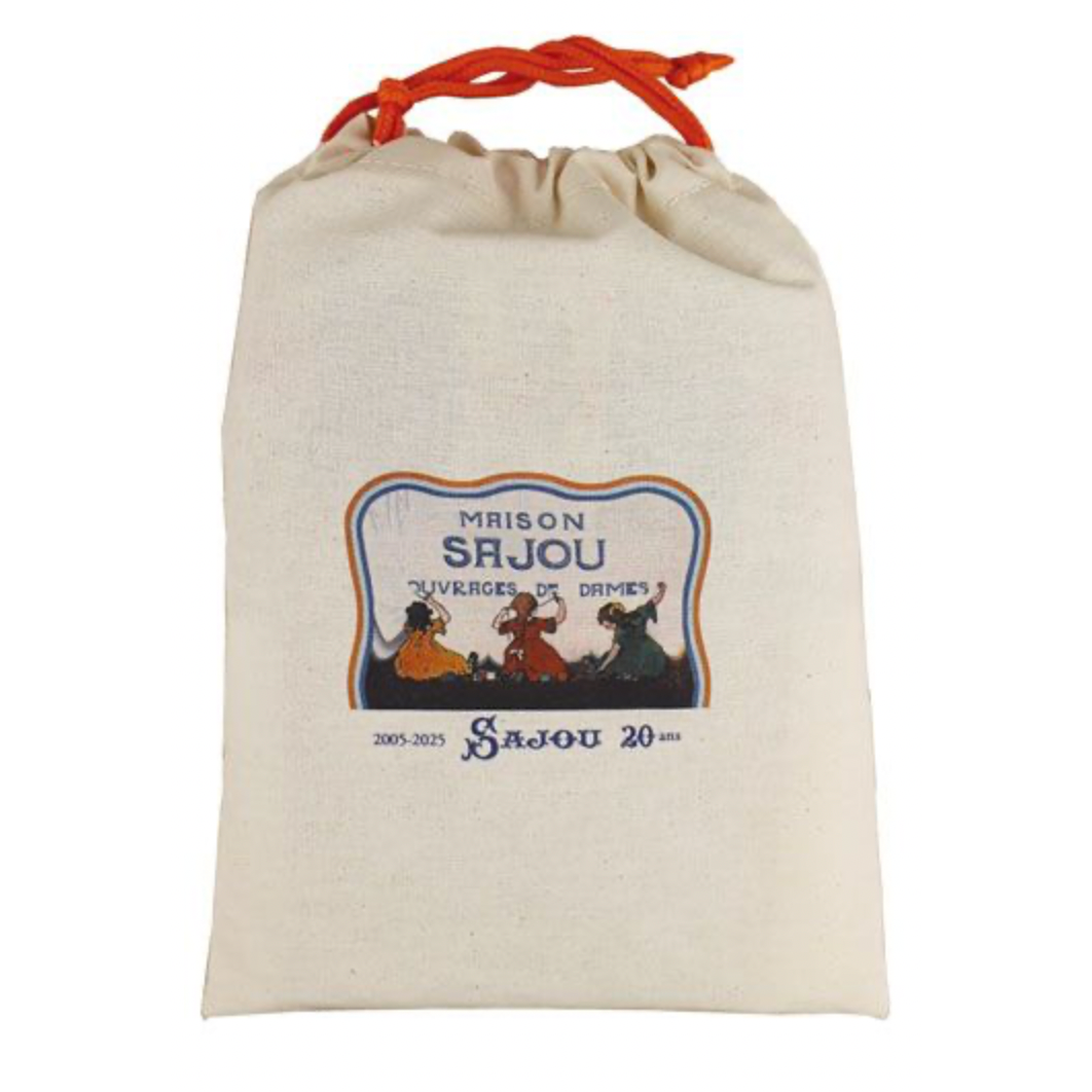 Sajou | Puffies Needlepoint Kit - Little Girls Embroidering