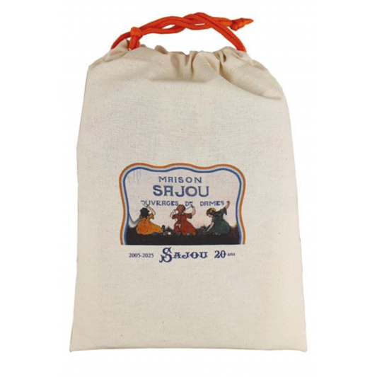 Sajou | Puffies Needlepoint Kit - Little Girls Embroidering