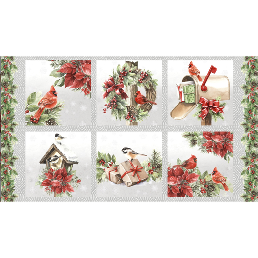 Feathered Festivities ~ Craft Panel ~ W120-002-736 Multi