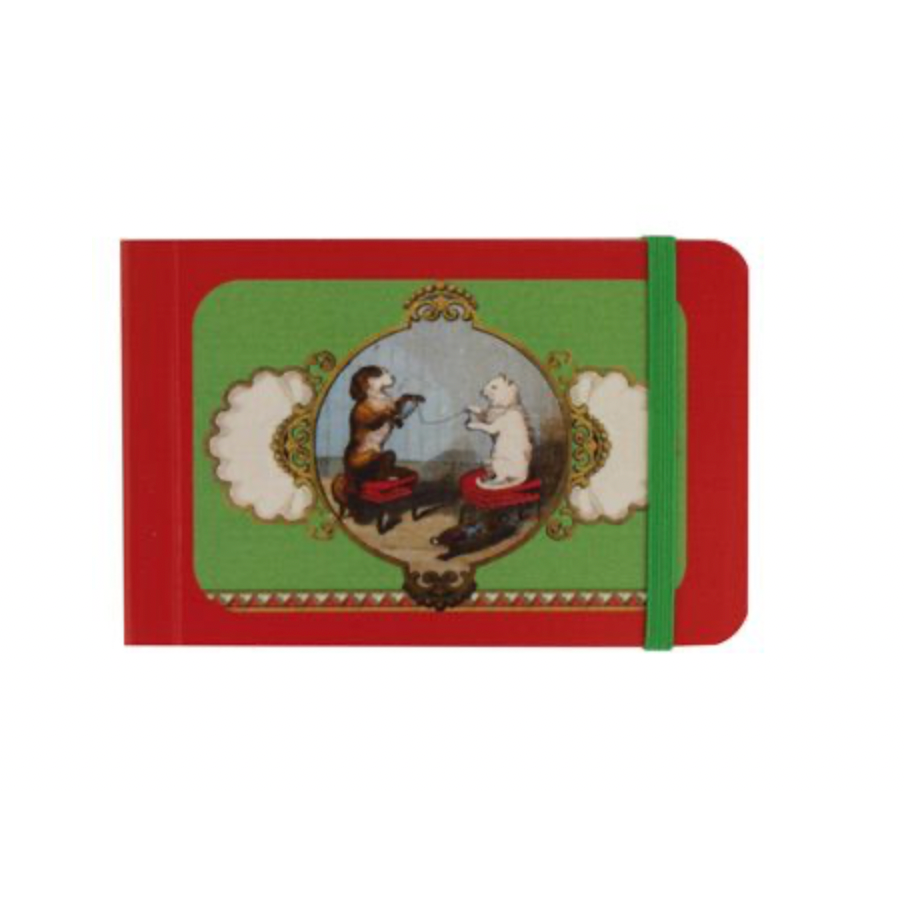 Sajou Small Note Pad | Cat and Dog Winding