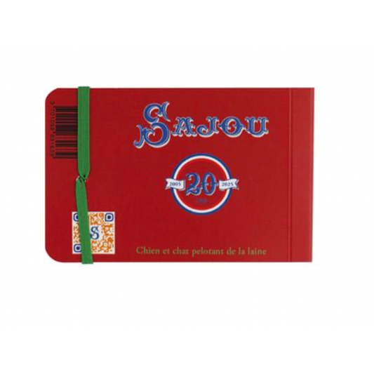 Sajou Small Note Pad | Cat and Dog Winding