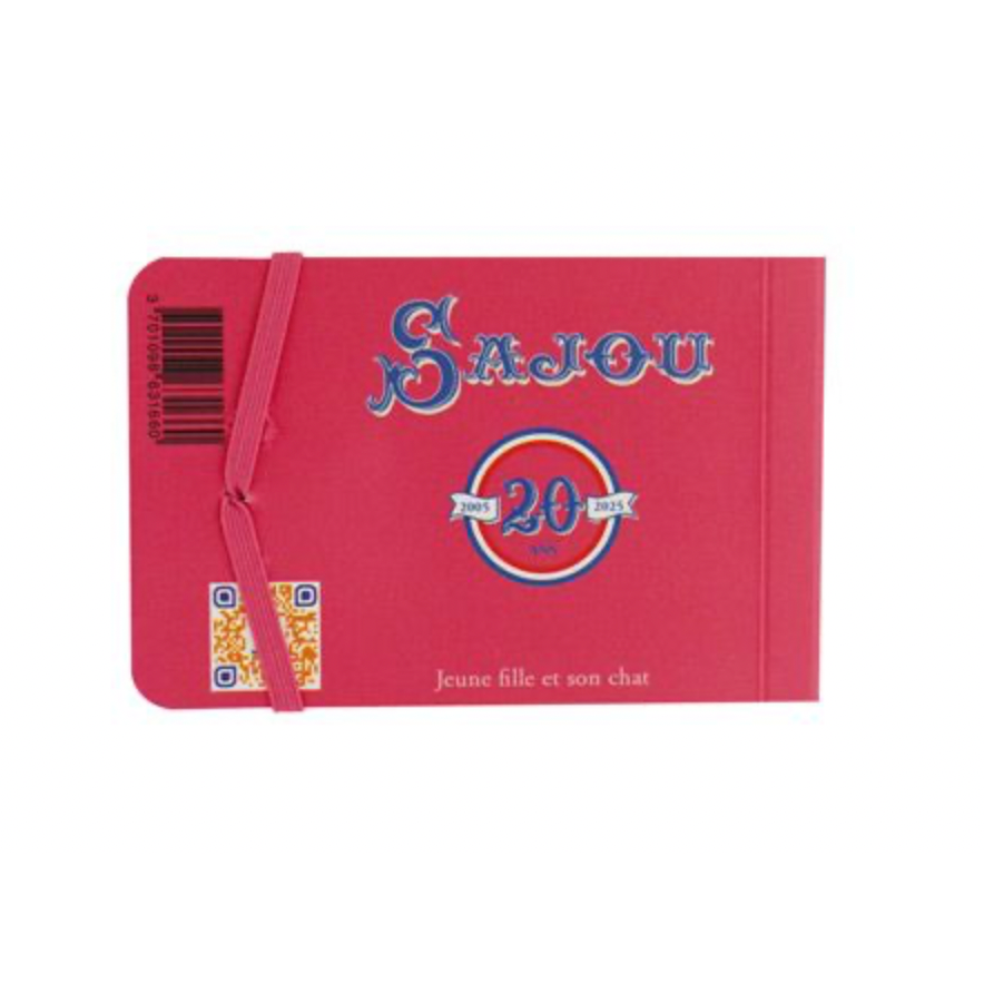 Sajou Small Note Pad | Little Girl and Her Cat