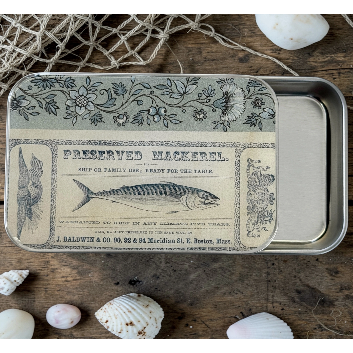 Tin Container with Magnet Large | Tinned Fish