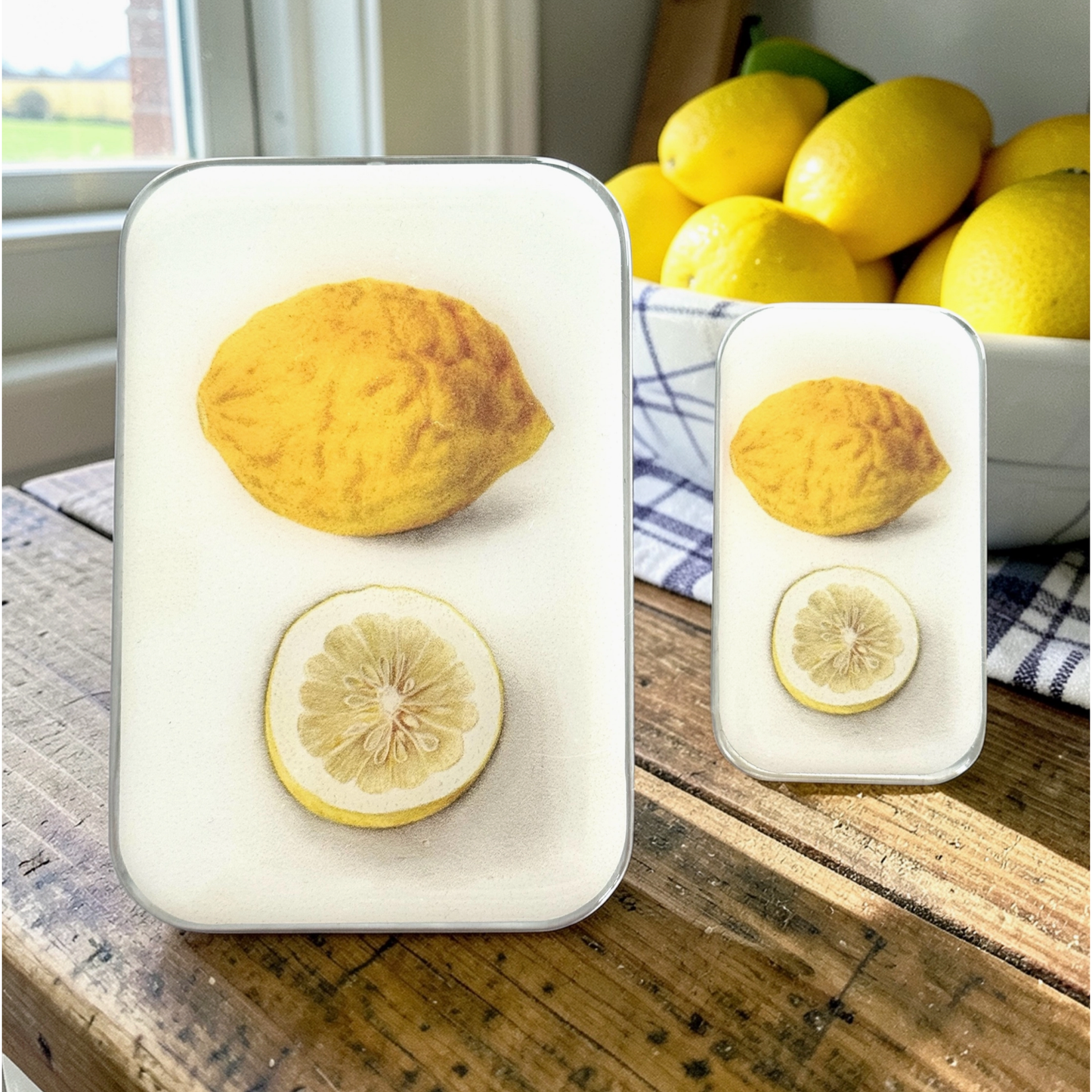 Tin Container Small  | Botanical Lemon