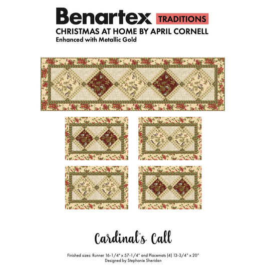 Christmas At Home ~ Cardinal's Call Quilt Kit