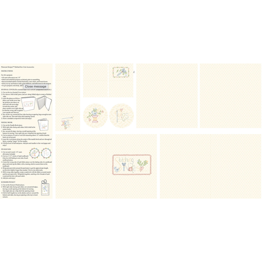 A Stitch For Every Season ~ Bag Panel ~ C562079P-CREAM