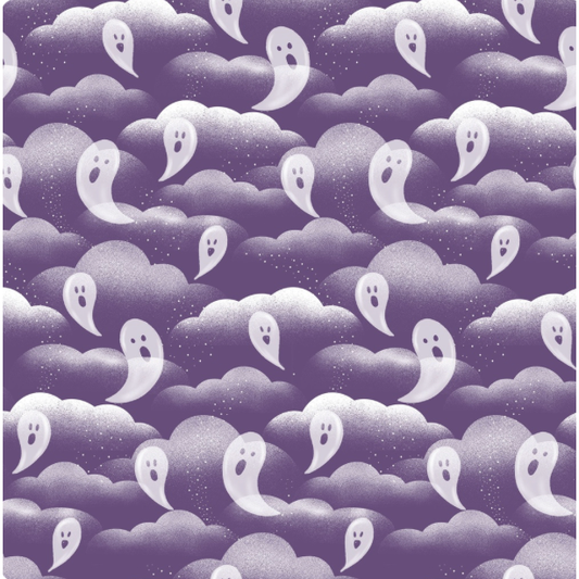 Hauntingly Yours ~ Ghosts ~ W125-005-400 Purple