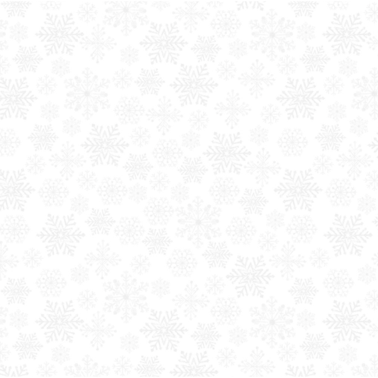 Feathered Festivities ~ Snowflakes ~ W120-011-001 White/Gray