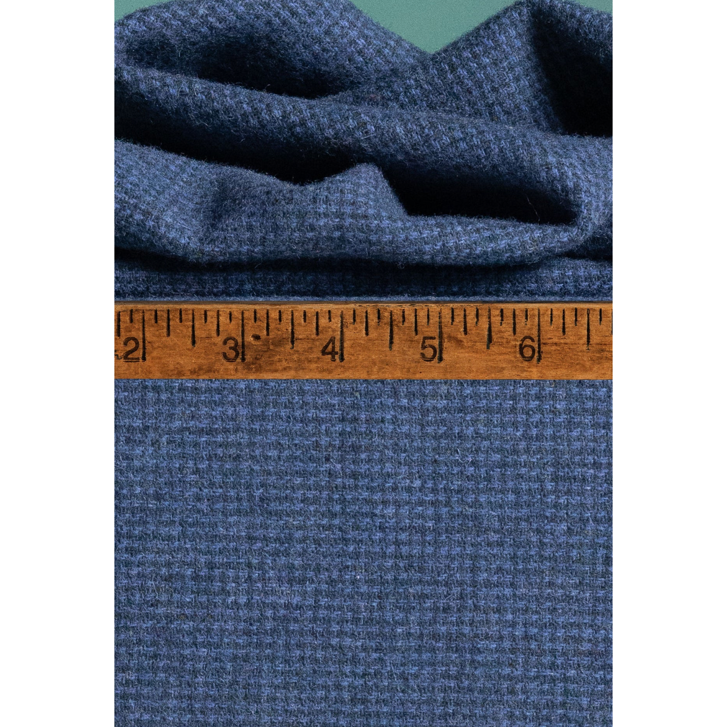 A Nimble Thimble ~ 255705 Admiral Blue Texture Wool Fabric