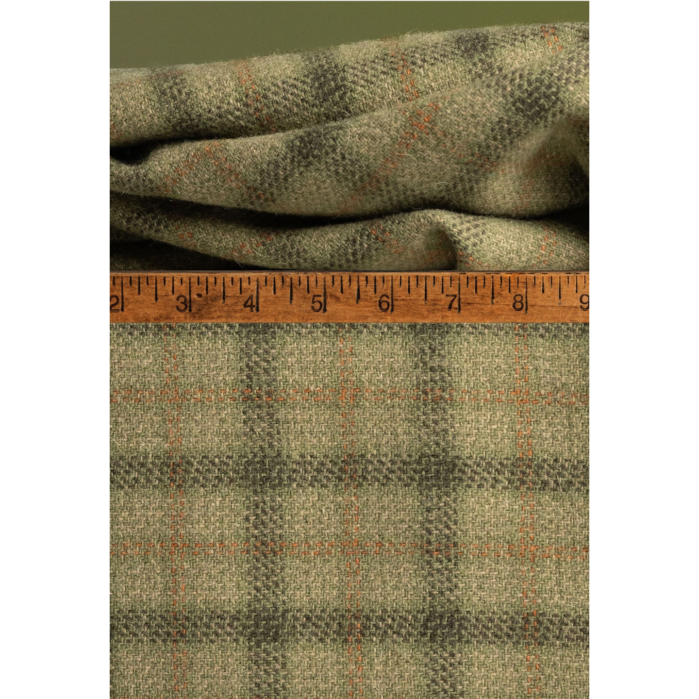 A Nimble Thimble ~ 254105 Pear Tree Green Plaid Wool Fabric