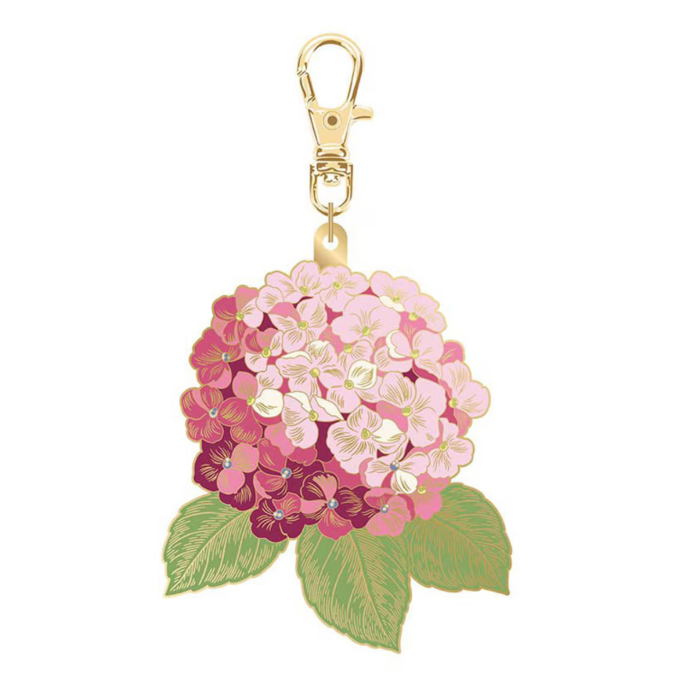 Jennifer Bosworth Hydrangea Enamel Charm Pink