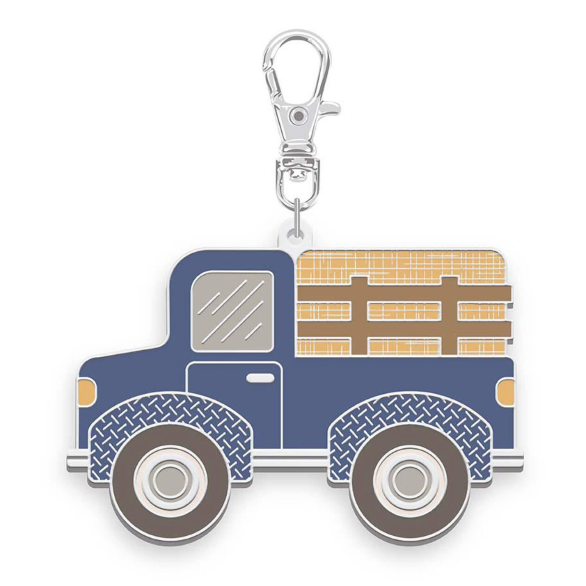 Lori Holt Farmer's Daughter Enamel Happy Charm™ Haulin' Hay Truck