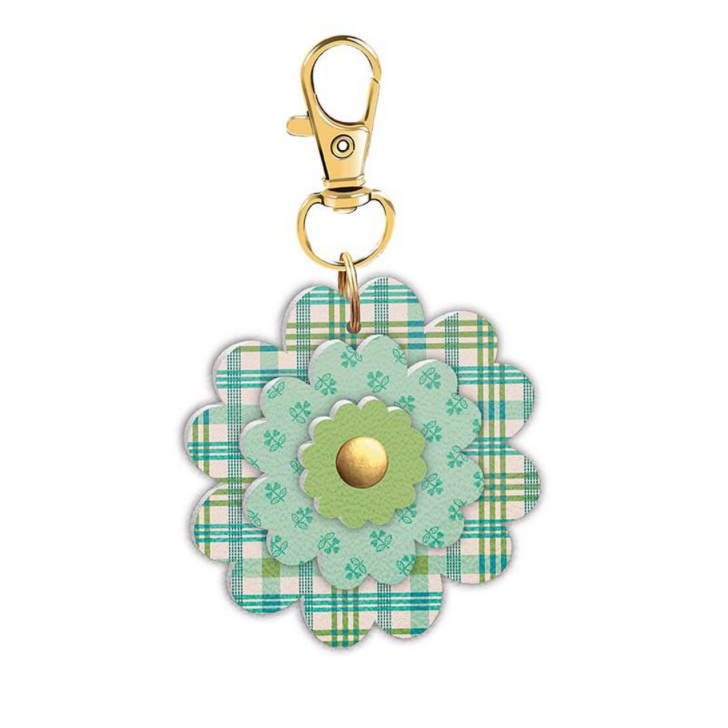 Lori Holt Leather Flower Charm