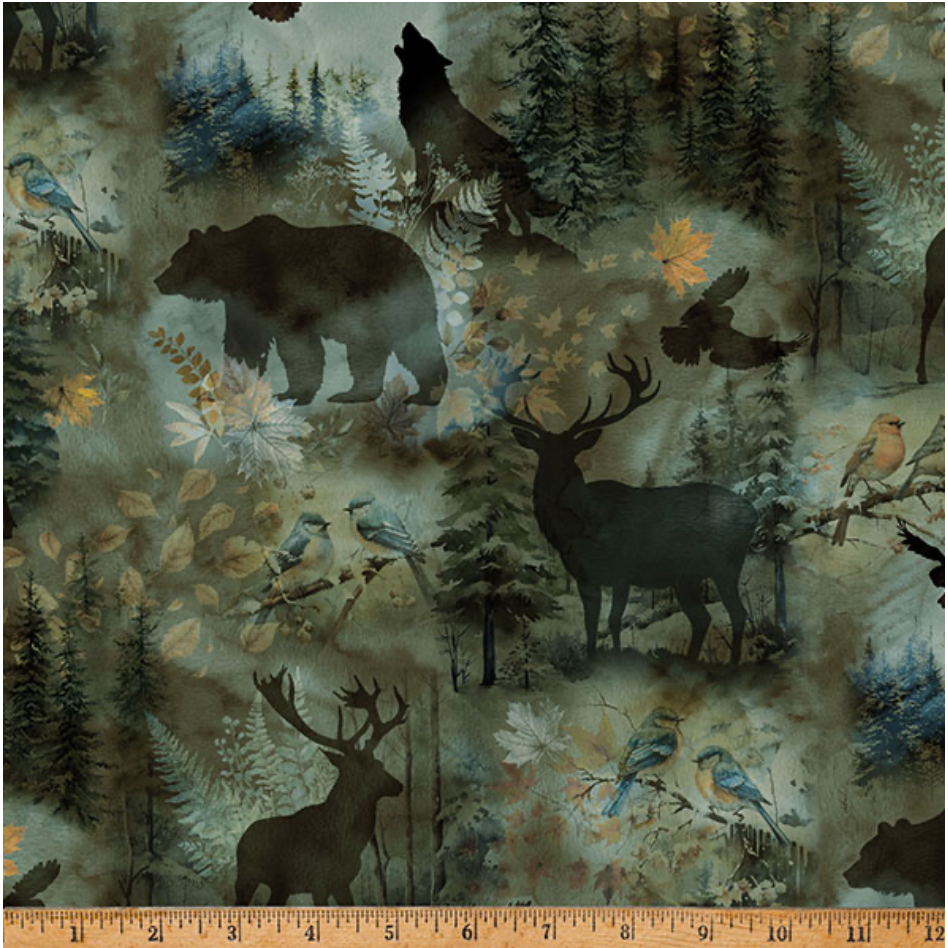 Stag and Stone ~ Y5799-157-Verde