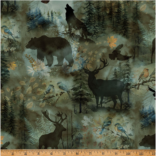 Stag and Stone ~ Y5799-157-Verde