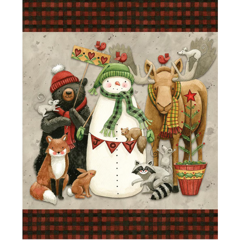 Northern Christmas ~ Panel ~ P17837-PANEL