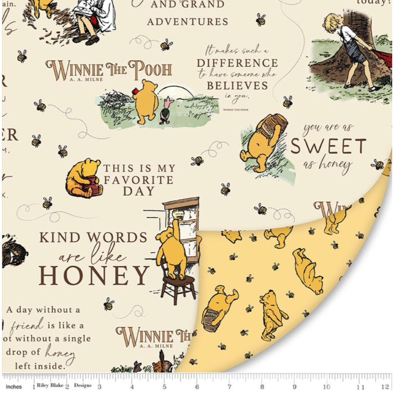 Double Lush Velvet ~ Winnie the Pooh ~ LV17361