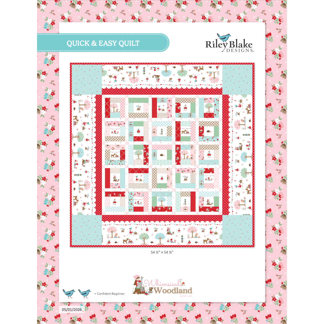 Whimsical Woodland ~ Quick and Easy Quilt Kit