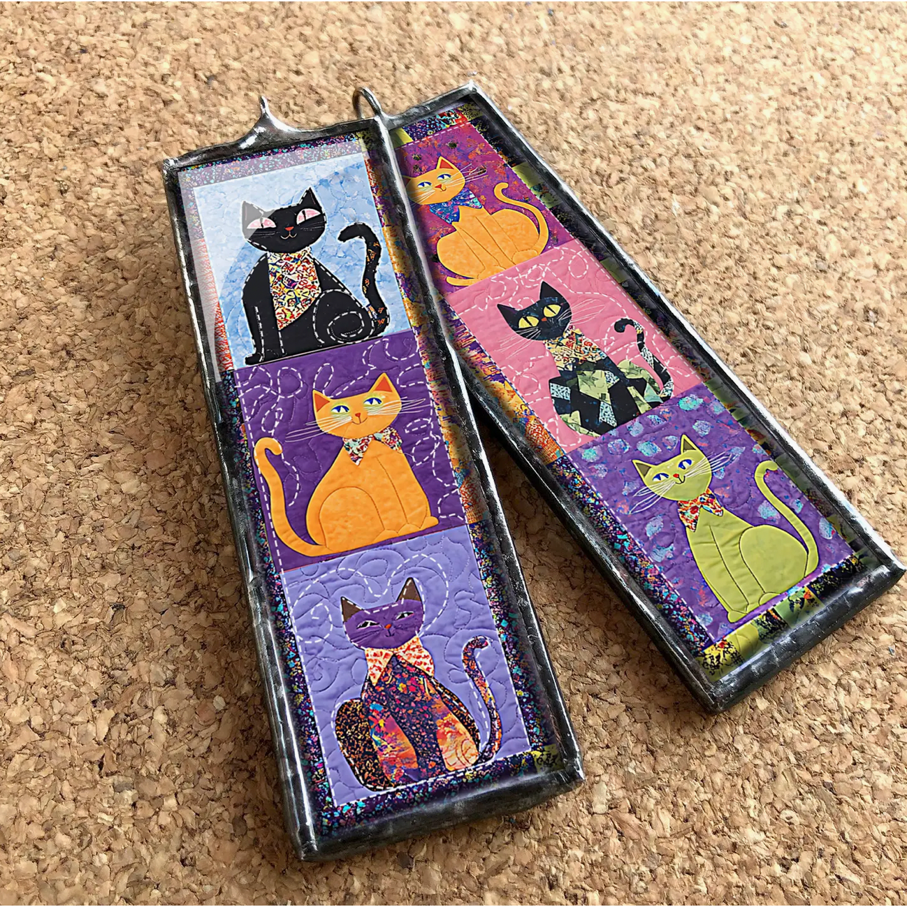 Kitty Cat Quilt Ornament Charm