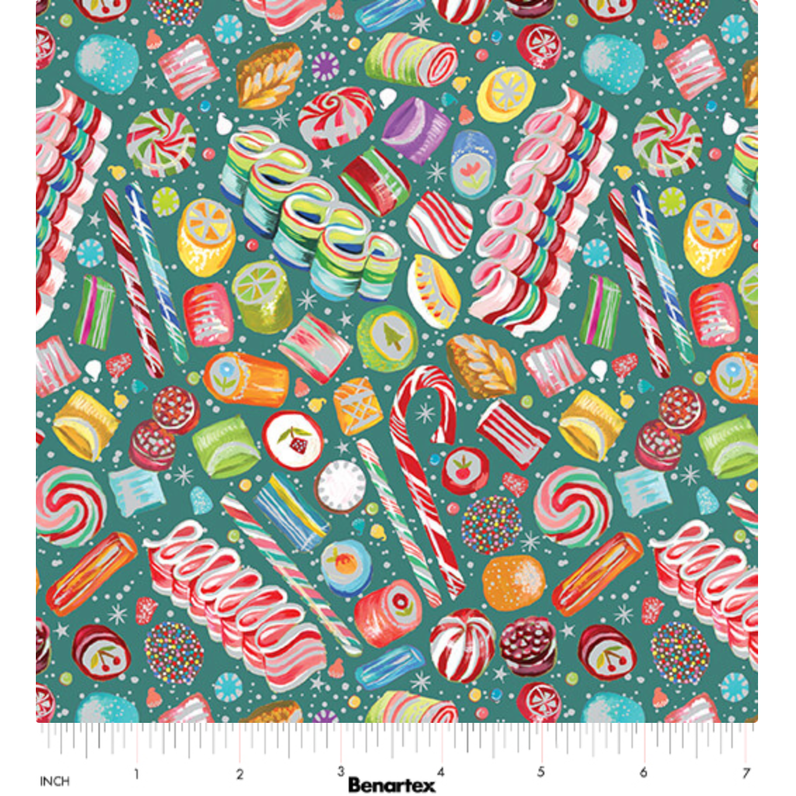 Magical Season ~ Magical Sweets ~ 16726P-84 Teal/Multi