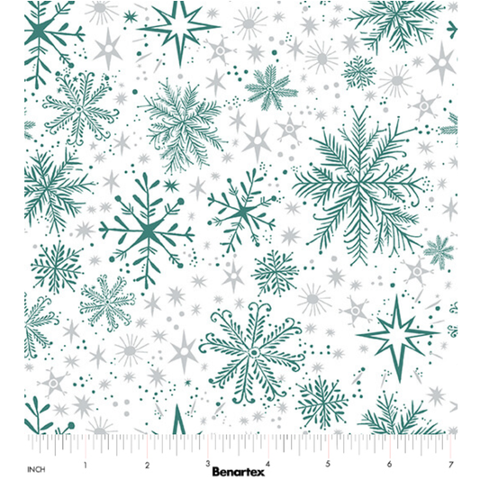 Magical Season ~ Snow Frost ~ 16727P-90 White/Teal