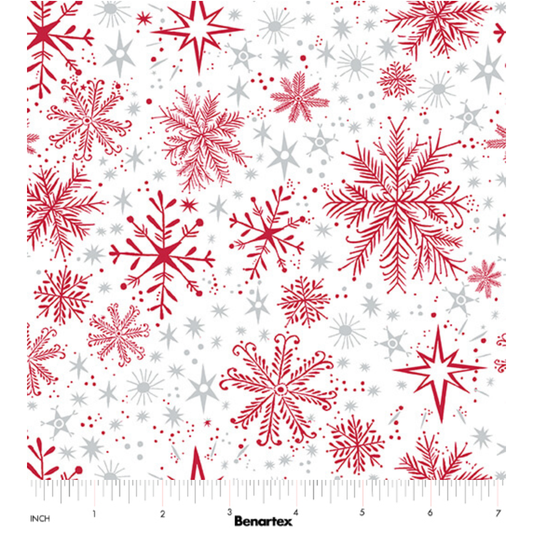 Magical Season ~ Snow Frost ~ 16727P-91 White/Red