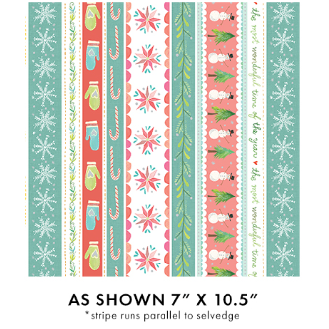 Magical Season ~ Painterly Stripe ~ 16728P-99 Multi
