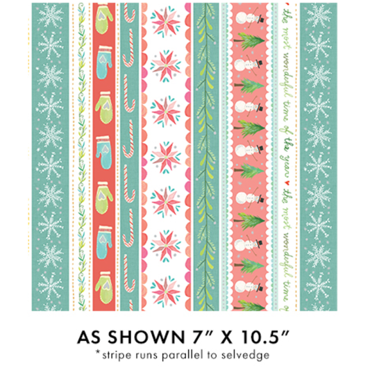 Magical Season ~ Painterly Stripe ~ 16728P-99 Multi