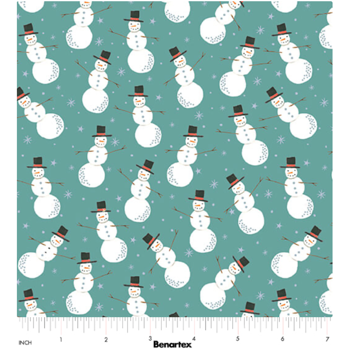 Magical Season ~ Merry Snowman ~ 16730P-83 Medium Turquoise