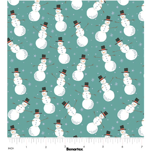 Magical Season ~ Merry Snowman ~ 16730P-83 Medium Turquoise
