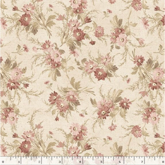 Yardley House ~ Flowers ~ R541955D TAN