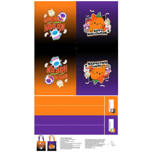 Boo Squad ~ Bag Panel ~ SQ1038-10 Multi