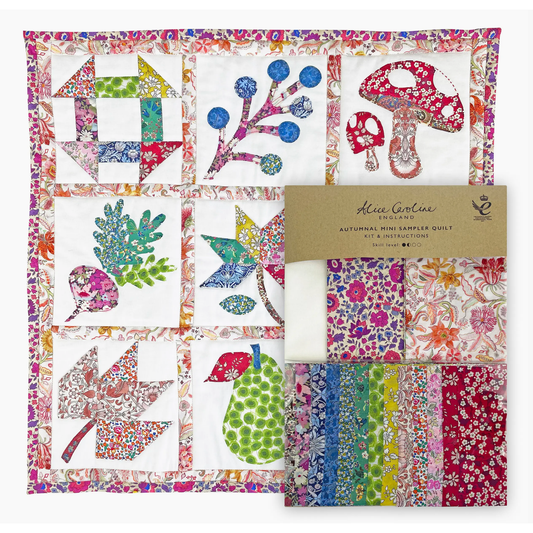 Alice Caroline | Liberty Tana Lawn® Fabric Autumnal Mini Sampler Quilt Kit