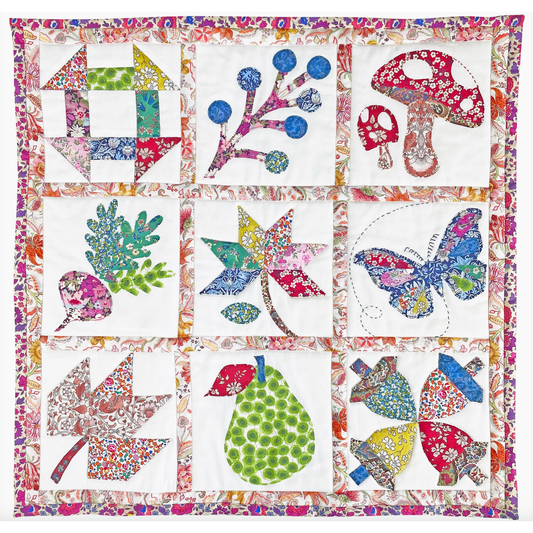 Alice Caroline | Liberty Tana Lawn® Fabric Autumnal Mini Sampler Quilt Kit