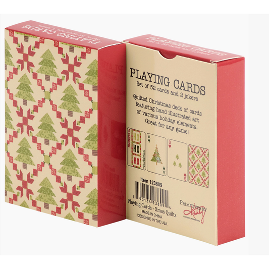 Christmas Quilt Playing Cards