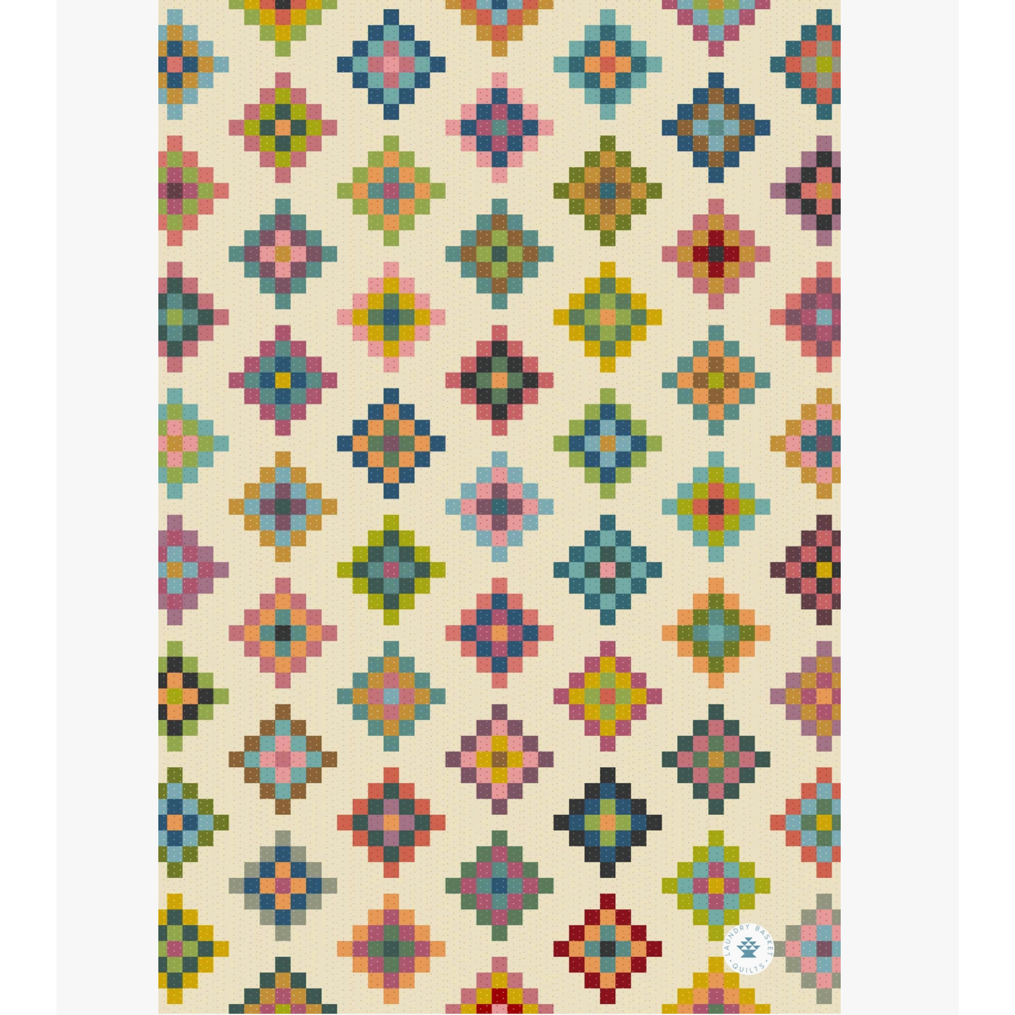 Laundry Basket Quilts | Kitchen Towel - Babcia Square