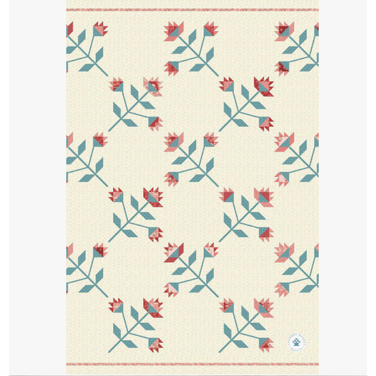 Laundry Basket Quilts | Kitchen Towel - Prairie Rose