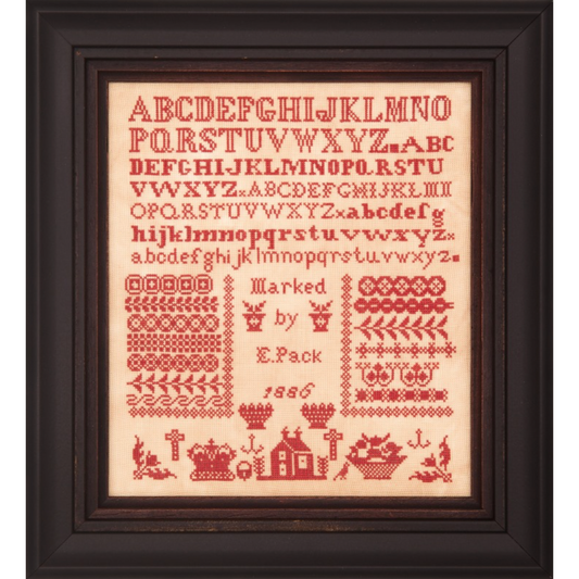 Hands Across The Sea Samplers | Emma Pack 1886 ~ Bristol Orphanage Sampler #08 PDF DOWNLOAD