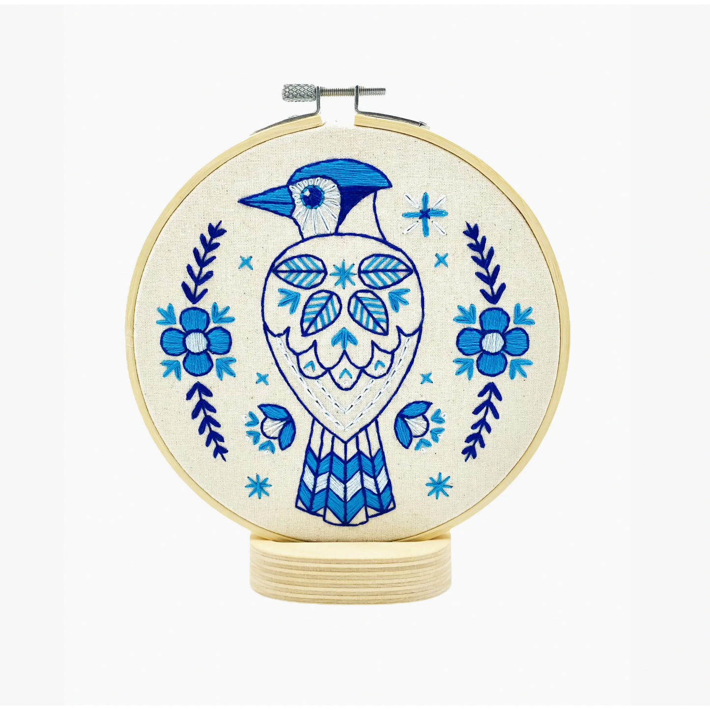 Hook, Line & Tinker | Blue Jay Complete Embroidery Kit