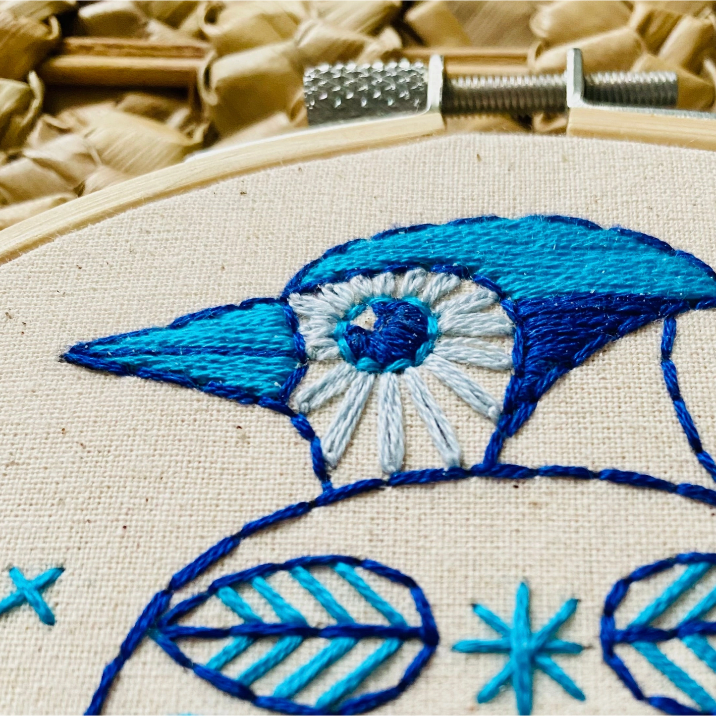 Hook, Line & Tinker | Blue Jay Complete Embroidery Kit