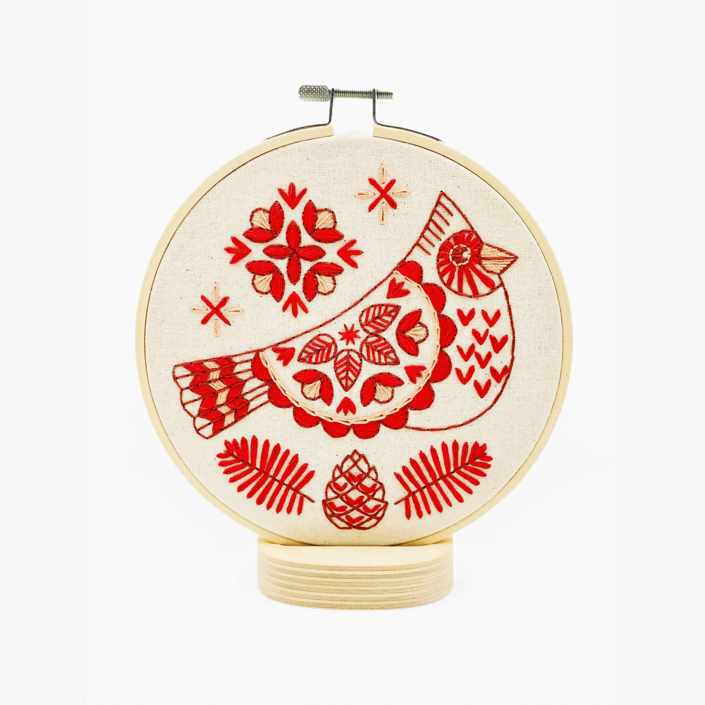 Hook, Line & Tinker | Cardinal Complete Embroidery Kit