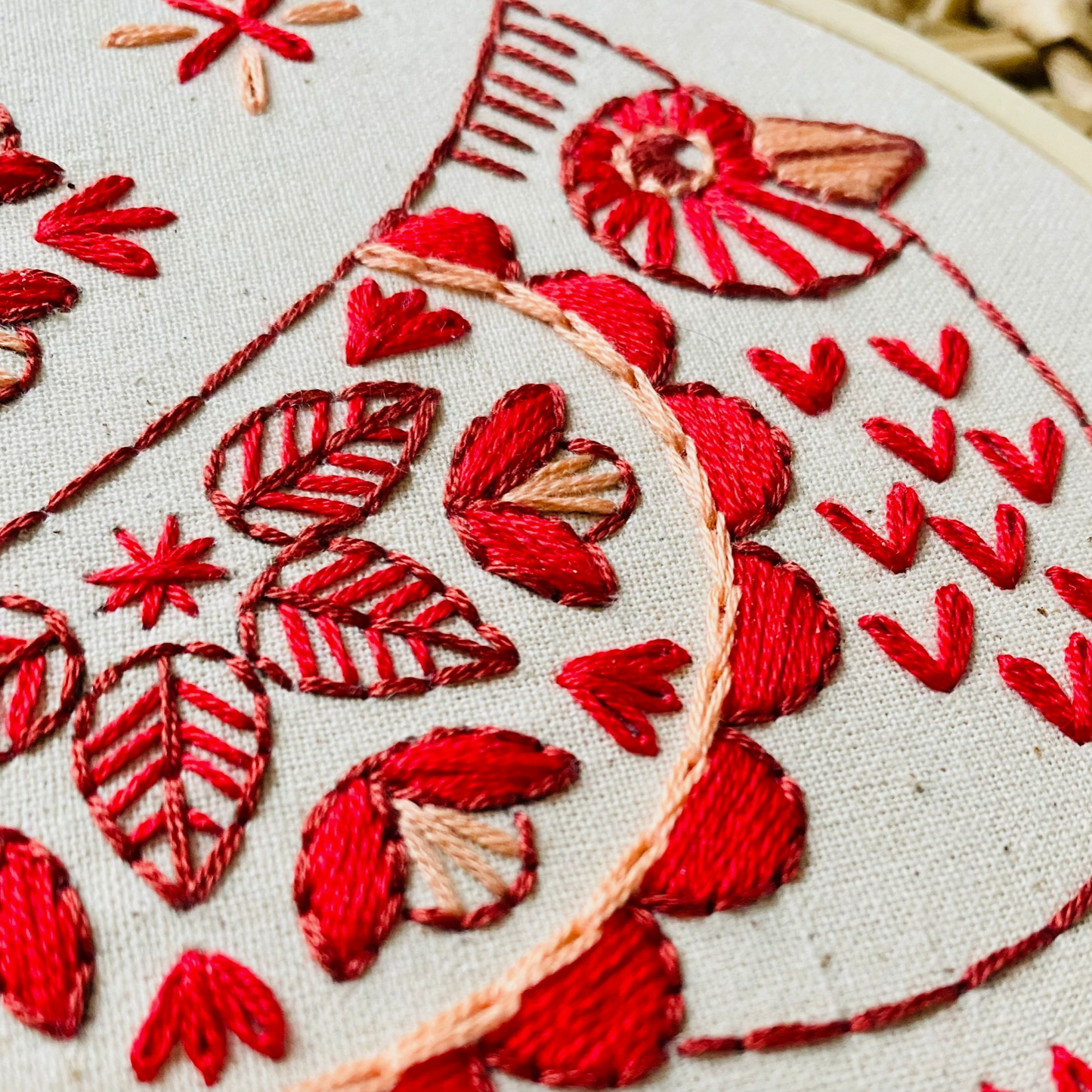 Hook, Line & Tinker | Cardinal Complete Embroidery Kit