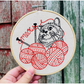 Hook, Line & Tinker | Kitten with Knitting Complete Embroidery Kit
