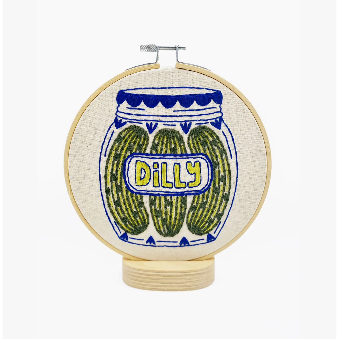 Hook, Line & Tinker | Pickles Complete Embroidery Kit
