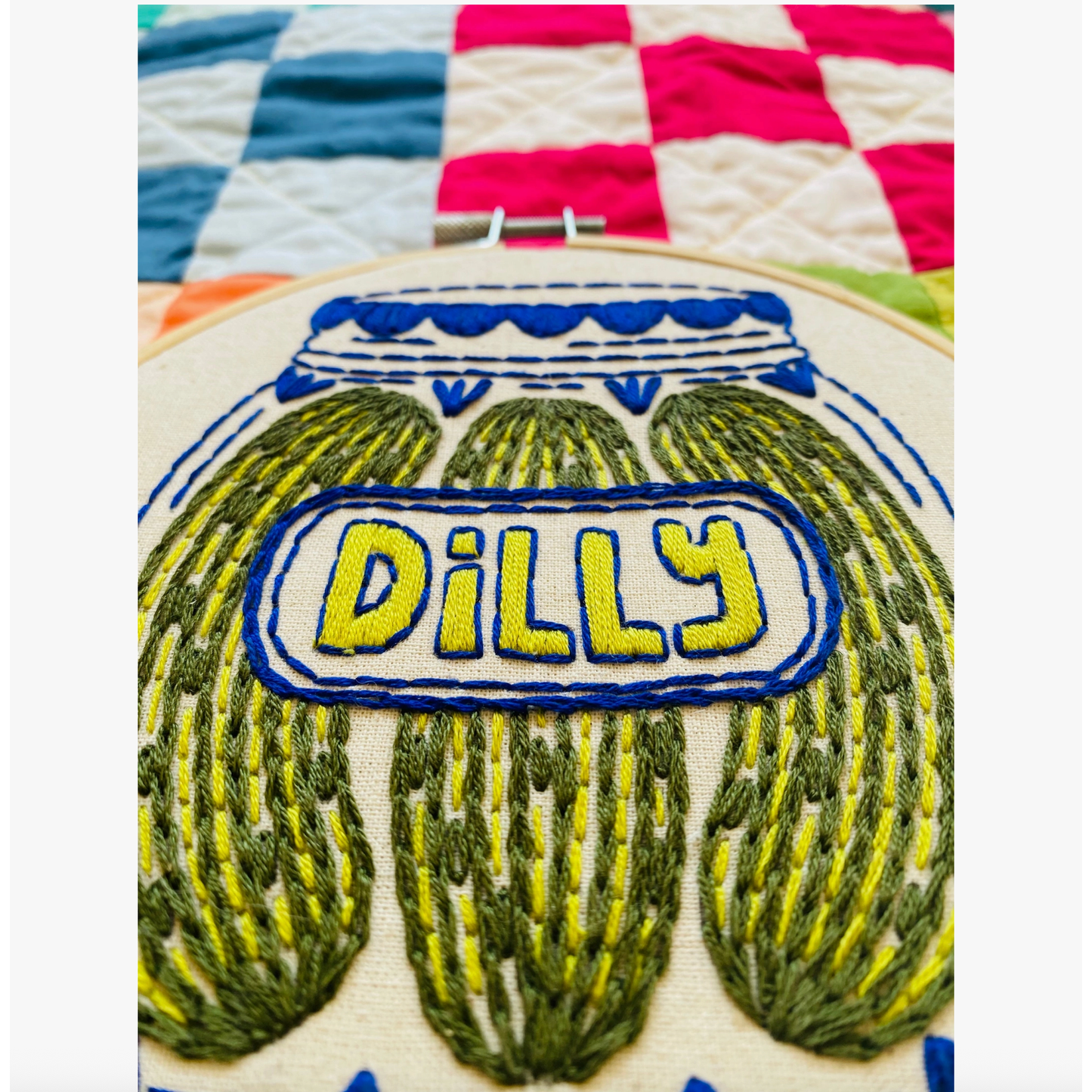 Hook, Line & Tinker | Pickles Complete Embroidery Kit