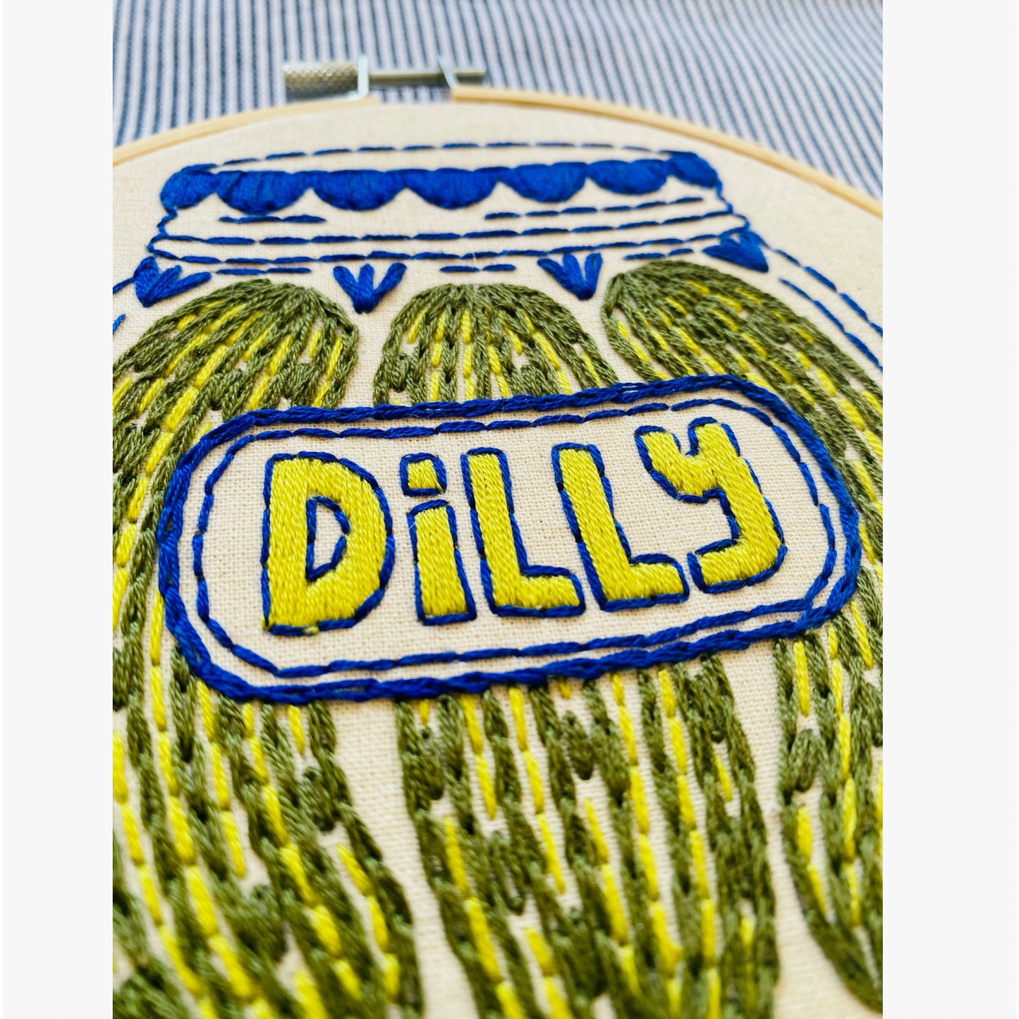 Hook, Line & Tinker | Pickles Complete Embroidery Kit
