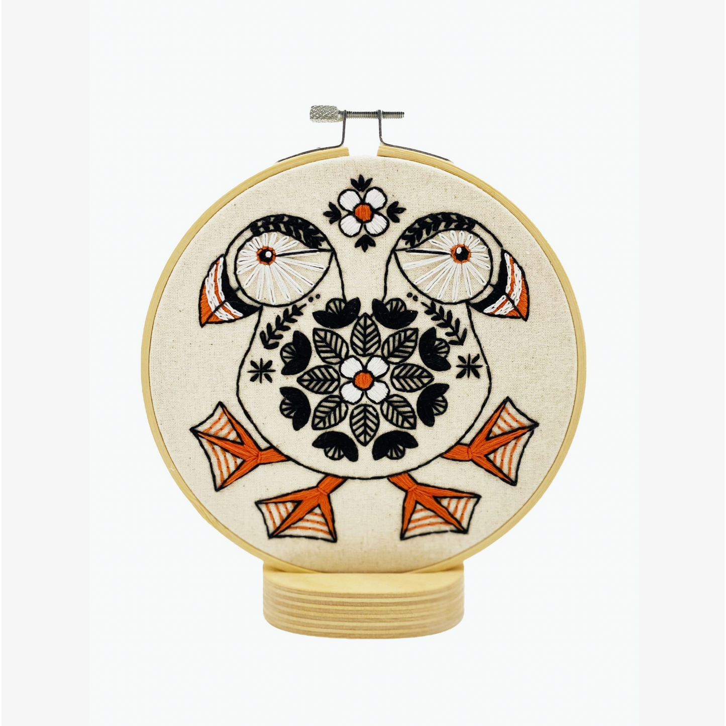 Hook, Line & Tinker | Puffin Complete Embroidery Kit