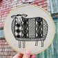 Hook, Line & Tinker | Sweater Weather Sheep Complete Embroidery Kit