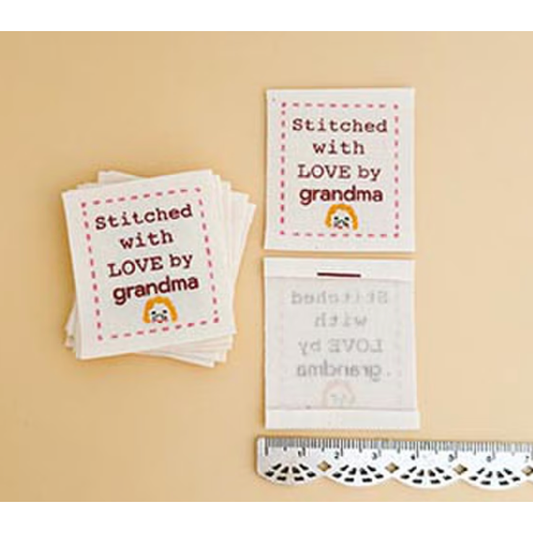 Minki Kim ~ Love By Grandma Woven Cotton Labels