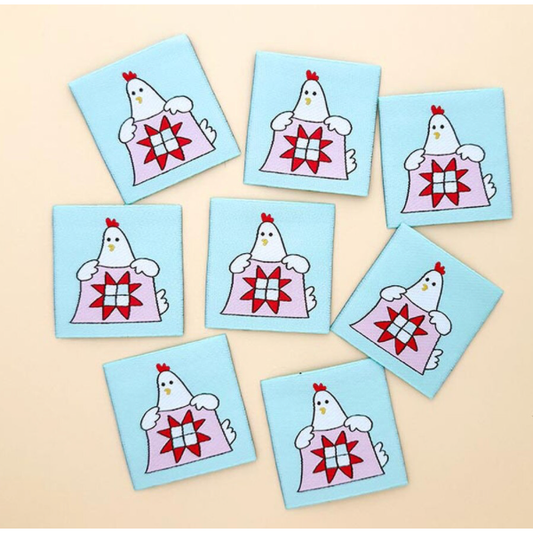 Minki Kim Quilty Hen Woven Labels